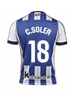 Real Sociedad Carlos Soler #18 Heimtrikot 2025-26 Kurzarm Real Sociedad Carlos Soler #18 Heimtrikot 2025-26 Kurzarm